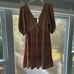 Aerie Brown Mini Dress
